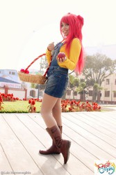 Size: 800x1200 | Tagged: safe, artist:dashcosplay, apple bloom, human, g4, cosplay, irl, irl human, photo