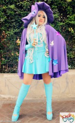 Size: 740x1200 | Tagged: safe, artist:dashcosplay, trixie, human, g4, cosplay, high heels, irl, irl human, photo, shoes