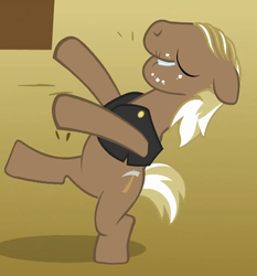 Size: 467x501 | Tagged: safe, screencap, ol' salt, earth pony, pony, g4, over a barrel, cropped, drunk, eyes closed, male, solo, stallion