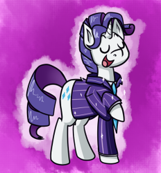 Size: 250x269 | Tagged: safe, artist:alittleofsomething, rarity, g4, clothes, elusive, necktie, rule 63, solo, sparkles
