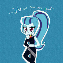 Size: 1000x1000 | Tagged: dead source, safe, artist:wubcakeva, sonata dusk, equestria girls, g4, belly button, crossover, danny phantom, ember mclain, midriff, sleeveless