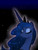 Size: 3600x4800 | Tagged: safe, artist:nadvgia, princess luna, alicorn, pony, g4, bust, ethereal mane, eyes closed, female, mare, night, sky, solo, stars