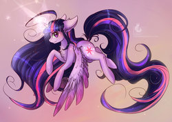 Size: 1024x724 | Tagged: safe, artist:wilvarin-liadon, twilight sparkle, alicorn, pony, g4, female, mare, solo, twilight sparkle (alicorn)