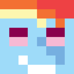 Size: 256x256 | Tagged: safe, artist:liracrown, rainbow dash, g4, minimalist, pixel art