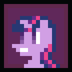 Size: 144x144 | Tagged: safe, artist:liracrown, twilight sparkle, g4, minimalist, pixel art