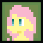 Size: 144x144 | Tagged: safe, artist:liracrown, fluttershy, g4, minimalist, pixel art