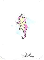 Size: 597x806 | Tagged: safe, artist:katie cook, angel bunny, fluttershy, g4, commission