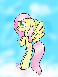 Size: 3000x4000 | Tagged: safe, artist:flutterball, fluttershy, g4, bandaid, bandaid on nose, female, solo