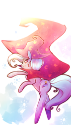 Size: 935x1632 | Tagged: dead source, safe, artist:inkytophat, trixie, pony, unicorn, g4, female, mare, solo