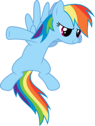 Size: 6000x7950 | Tagged: safe, artist:skie-vinyl, rainbow dash, pony, g4, absurd resolution, female, mare, simple background, smirk, solo, spread wings, svg, transparent background, vector