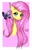 Size: 1902x2931 | Tagged: safe, artist:fluffymaiden, fluttershy, butterfly, g4, female, solo