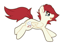 Size: 1280x930 | Tagged: safe, artist:senaelik, oc, oc only, oc:garnet flurry, pegasus, pony, simple background, solo, transparent background