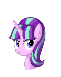 Size: 1440x1800 | Tagged: safe, artist:thecheeseburger, starlight glimmer, pony, unicorn, g4, the cutie map, bust, female, horn, mare, s5 starlight, simple background, solo, transparent background