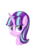 Size: 1440x1800 | Tagged: safe, artist:thecheeseburger, starlight glimmer, pony, unicorn, g4, the cutie map, bust, female, horn, mare, s5 starlight, simple background, solo, transparent background