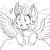 Size: 1000x1000 | Tagged: safe, artist:aphexangel, oc, oc only, pegasus, pony, cloud, cloudy, lineart, monochrome, solo, surprised, unshorn fetlocks, wingboner