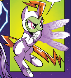 Size: 1031x1130 | Tagged: safe, idw, fili-second, g4, power ponies, solo