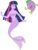 Size: 1077x1401 | Tagged: safe, artist:kaylathehedgehog, spike, twilight sparkle, fish, mermaid, equestria girls, g4, belly button, cleavage, crossover, disney, duo, female, fishified, flounder (the little mermaid), hilarious in hindsight, mermaid princess, mermaid tail, mermaidized, midriff, princess ariel, seashell, seashell bra, simple background, species swap, the little mermaid, transparent background, twilight sparkle (alicorn)