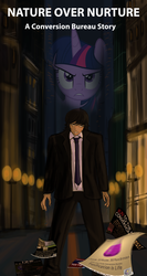 Size: 2400x4500 | Tagged: safe, artist:shadowclawz, twilight sparkle, human, fanfic:the conversion bureau, g4, fanfic art, the conversion bureau