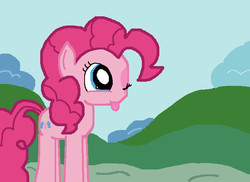 Size: 659x479 | Tagged: safe, artist:darkcruisebronystyle, pinkie pie, g4, female, ms paint, solo