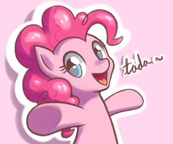 Size: 2880x2400 | Tagged: safe, artist:ligerstorm, pinkie pie, g4, female, happy, high res, smiling, solo