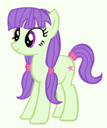 Size: 371x443 | Tagged: safe, artist:berrypunchrules, starlight, earth pony, pony, g4, background human, background pony, base used, equestria girls ponified, pixel-crisp art, ponified, simple background, solo, white background