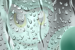 Size: 3048x2048 | Tagged: safe, artist:nadnerbd, lyra heartstrings, pony, unicorn, g4, female, high res, open mouth, rain, reflection, solo, window