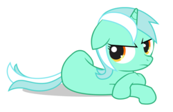 Size: 2083x1354 | Tagged: safe, artist:negasun, lyra heartstrings, g4, female, filly, floppy ears, lyra is not amused, simple background, solo, transparent background, vector