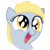 Size: 8254x8289 | Tagged: safe, artist:mickeymonster, artist:tim015, derpy hooves, pegasus, pony, g4, .ai available, absurd resolution, cute, derpabetes, female, happy, mare, simple background, smiling, sparkling, transparent background, vector