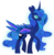 Size: 3470x3570 | Tagged: safe, princess luna, g4, eyeshadow, female, high res, simple background, solo, sparkles, transparent background