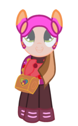 Size: 453x730 | Tagged: safe, artist:xxninjagofangirlsxx, pony, big hero 6, hilarious in hindsight, honey lemon (big hero 6), ponified, solo