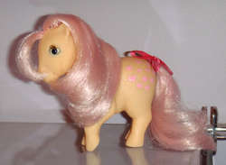 Size: 675x494 | Tagged: safe, peachy, g1, irl, nirvana pony, photo, toy