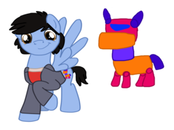 Size: 1600x1200 | Tagged: safe, artist:dulcechica19, pony, big hero 6, hiro hamada, ponified, simple background, solo, transparent background