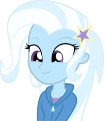 Size: 3000x3510 | Tagged: safe, artist:deathnyan, trixie, equestria girls, g4, cute, diatrixes, female, simple background, smiling, solo, transparent background, vector