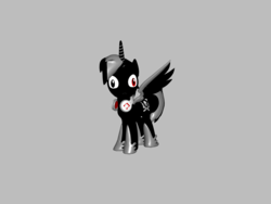 Size: 2000x1500 | Tagged: safe, oc, oc only, alicorn, pony, ponylumen, alicorn oc, headphones, heterochromia