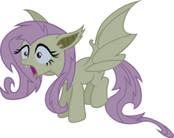 Size: 14123x11176 | Tagged: safe, artist:xhalesx, fluttershy, bats!, g4, my little pony: friendship is magic, .svg available, absurd resolution, fangs, female, flutterbat, flying, simple background, solo, transparent background, vector