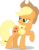 Size: 2245x2909 | Tagged: safe, artist:spaz-featherbrain, applejack, earth pony, pony, g4, cowboy hat, female, grin, hat, high res, looking back, mare, raised hoof, simple background, solo, stetson, transparent background, vector