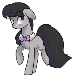 Size: 1170x1209 | Tagged: safe, artist:ellycooarts, octavia melody, g4, blank flank, crying, female, sad, solo