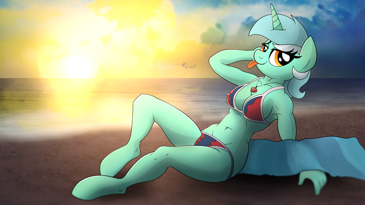 853794 Suggestive Artist Drawponies Lyra Heartstrings Anthro