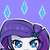 Size: 1024x1024 | Tagged: safe, artist:ayachiichan, rarity, equestria girls, g4, female, icon, no nose, solo