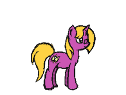 Size: 320x240 | Tagged: safe, artist:bryastar, oc, oc only, oc:bright star, flipnote studio, side view, standing