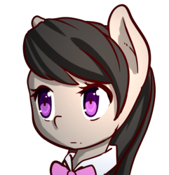 Size: 1280x1326 | Tagged: safe, artist:acharmingpony, octavia melody, g4, bowtie, cute, female, portrait, simple background, solo, transparent background