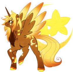 Size: 745x731 | Tagged: safe, artist:kingneroche, oc, oc only, oc:firefly, alicorn, pony, alicorn oc, solo