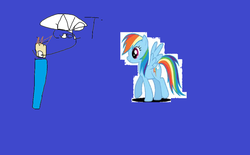 Size: 900x559 | Tagged: safe, rainbow dash, g4, hate art, hater, ms paint, stylistic suck, wat