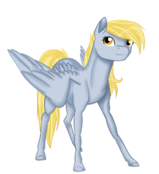 Size: 800x877 | Tagged: safe, artist:spooky-unicorn, derpy hooves, pegasus, pony, g4, female, mare, simple background, solo, transparent background