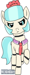 Size: 441x1067 | Tagged: safe, artist:neighday, coco pommel, g4, cocobot, crossover, female, five nights at freddy's, solo