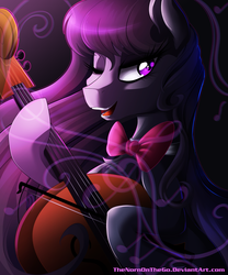 Size: 2000x2400 | Tagged: safe, artist:thenornonthego, octavia melody, g4, cello, female, high res, musical instrument, solo, wink