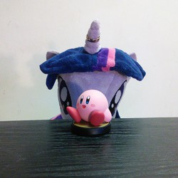 Size: 1944x1944 | Tagged: artist needed, safe, twilight sparkle, puffball, g4, amiibo, cute, horn, horn ring, irl, jin, kirby, kirby (series), photo, plushie, twiabetes