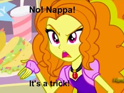 Size: 1024x768 | Tagged: safe, adagio dazzle, equestria girls, g4, my little pony equestria girls: rainbow rocks, dragon ball, dragonball z abridged, image macro, meme