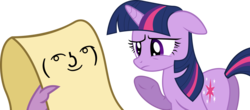 Size: 14675x6466 | Tagged: safe, artist:nateassassin, spike, twilight sparkle, g4, absurd resolution, le lenny face, simple background, transparent background, vector