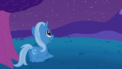 Size: 2661x1509 | Tagged: safe, artist:birdco, trixie, pony, unicorn, g4, crying, female, mare, solo